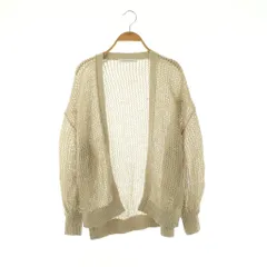 アーバンリサーチ URBAN RESEARCH 24SS 透かし柄ガウンカーディガン 長袖 F ライトベージュ /DO ■OS