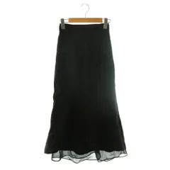 リゼクシー RESEXXY 24SS シアードッキングツイードスカート F ブラック マーメイド フレア /OK ■OS