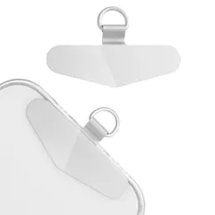 Yeepan ストラップホルダー 携帯ストラップホルダー 1枚 スマホ ストラップホルダー iphone ストラップホルダー スマホ ショルダー 金属製タグパッチ ストラップホルダー ステンレス 薄型 丈夫10kgまでの荷重量 スマホケースに挟む ストラップホ