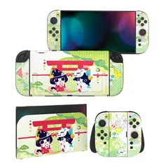 PlayVital Nintendo Switch 2（2025）本体・Joycon対応 フルセット保護ステッカーシール 2セット カスタマイズ用ビニールステッカー ドック＆グリップスシール付き【願いの神殿】 0