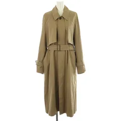 B&Y ユナイテッドアローズ BEAUTY&YOUTH ビューティー&ユース ドライギャバジンフラップコート トレンチコート ロング ベルト付き S ベージュ /MI ■OS ■SH