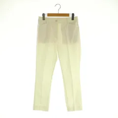 プラステ PLST STYLE スティックパンツ テーパード ストレッチ S ホワイト /MY ■OS