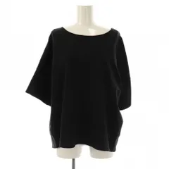 ジャーナルスタンダード レリューム JOURNAL STANDARD relume 25SS ADDICTポンチクルーネックタックプルオーバー カットソー 半袖 F ブラック /HK ■OS