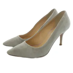 コルソローマ ノーヴェ CORSO ROMA 9 パンプス ピンヒール スエード 37.5 グレー
