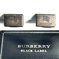 希少【BURBERRY BLACK LABEL バーバリーブラックレーベル  【商品名】カフス カフリンクス カフスボタン/ ホースロゴ ビジネス