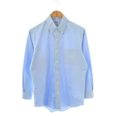 ブルックスブラザーズ BROOKS BROTHERS ノンアイロンボタンダウン長袖シャツ ブルー /DF ■OS