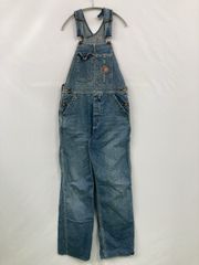 EDWIN エドウィン サロペット/オーバーオール 30x34 ブルー フルレングス デニム コットン