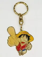 【中古】キーホルダー モンキー・D・ルフィ メタルキーホルダー 「ワンピース」 週刊少年ジャンプ 応募者全員サービス