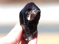 希少 カザフスタン モリオン 黒水晶 原石 レムリアンシード オールド