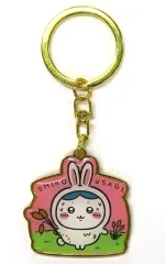 【中古】キーホルダー ハチワレ(いなばの白うさぎ) ダイカットキーホルダー 「ちいかわ なんか小さくてかわいいやつ」 山陰限定
