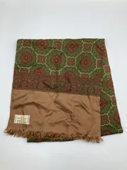 ストール/ショール ブラウン ペイズリー柄 フリンジ
