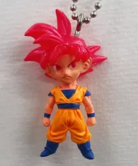 【中古】キーホルダー 超サイヤ人ゴッド孫悟空 「ドラゴンボール超 アルティメットディフォルメマスコット THE BEST28」