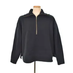 バンヤードストーム BARNYARDSTORM 24AW ニードルパンチZIPプルオーバー ハイネック スウェット トレーナー F 黒 ブラック ■FY