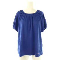 ブルーレーベルクレストブリッジ BLUE LABEL CRESTBRIDGE バックリボン 半袖 カットソー 38 青 ブルー /AT ■OS