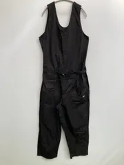 niko and ... ニコアンド つなぎ/オールインワン 3 ブラック クロップド・半端丈 コットン