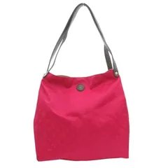 ラシット RUSSET ハンドバッグ トート 肩掛け モノグラム 総柄 ロゴ ナイロン ピンク /GV