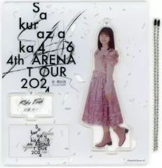 【中古】キーホルダー 遠藤理子(櫻坂46) アクリルスタンドキーホルダー(3rd TOUR 2023 ピンク衣装) 「4th ARENA TOUR 2024 新・櫻前線 -Go on back?-」
