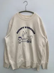 UNIQLO ユニクロ スウェット L アイボリー スウェット 前面プリント 長袖