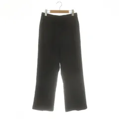 ジャーナルスタンダード レリューム JOURNAL STANDARD relume 25SS トロギャザータックパンツ ストレート イージー スラックス 38 黒 ブラック /AT ■OS