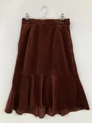 COMME CA ISM コムサイズム ロングスカート 7 ブラウン