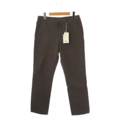 エヴァムエヴァ evam eva コットン パンツ テーパードパンツ 1 ブラウン /DF ■OS