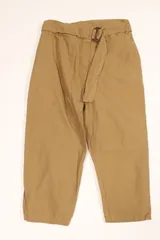 スピック&スパン Spick&Span KHAKI パンツ 17AW クロップド スラウチ スーピマコットン 36 ベージュ /an0527 ■PN