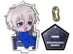 【中古】キーホルダー 凪誠士郎(ブルーロック) 「ブルーロック 描き起こしアクリルスタンドキーホルダー」 イオンシネマオリジナルグッズ