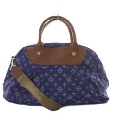 ラシット RUSSET ハンドバッグ ショルダーバッグ 2way 斜め掛け モノグラム 総柄 ナイロン ネイビー /YO23