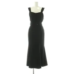 スナイデル SNIDEL コルセットマーメイドジャンスカジャンパースカート ロング 0 ブラック /DF ■OS