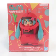 中古 未開封品  ガンダム45周年×初音ミク シャアザクぐるみ 初音ミクVer. BANDAI NAMCO/バンダイナムコ フィギュア pr03259