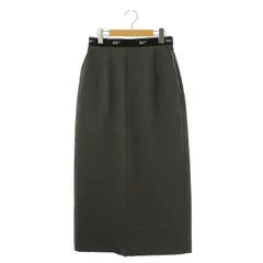 コンバース CONVERSE TOKYO 24AW WAIST LOGO NARROW SKIRT スカート タイト マキシ ロング グレー /AT ■OS