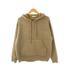 シンプリシテェ SIMPLICITE 25AW カラーネップフードプルオーバーパーカー ニット ブラウン マルチカラー /ES ■OS