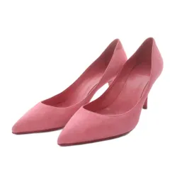 バルダン baldan パンプス ピンヒール ポインテッドトゥ スエード 38 ピンク /YO5