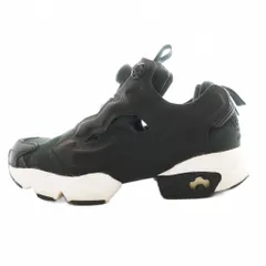 リーボック Reebok インスタポンプフューリー スニーカー 23.5㎝ US5 黒 ブラック 白 ホワイト DV6985 /SS ■OS