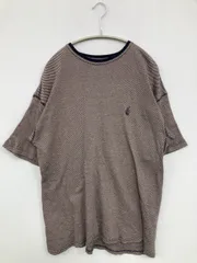 NAUTICA ノーティカ Tシャツ/カットソー M ネイビー ワンポイント その他総柄 ミドル丈 半袖 クルーネック(丸首)