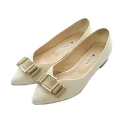 ダイアナ DIANA パンプス 23cm ベージュ ポインテッドトゥ パンプス フラットヒール /RI ■OS