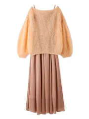 新品 [スナイデル] キッドモヘヤニットセットワンピース SWNO245014 レディース ORG 0