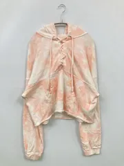 HOLLISTER ホリスター パーカー L ピンク コットン ブランドロゴ その他総柄 プルオーバー 長袖