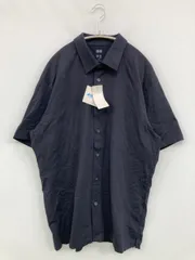 UNIQLO ユニクロ ポロシャツ XL ブラック 無地 ワンポイント 半袖