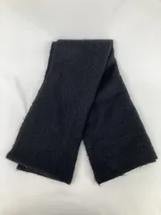 ZARA ザラ マフラー M ブラック ウール・ニット 無地 ビジュー