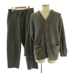 ジェラートピケオム GELATO PIQUE HOMME セットアップ カーディガン パンツ F チャコールグレー /DO ■OS