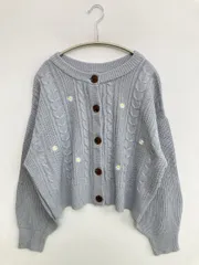 Chip Clip チップクリップ カーディガン/ボレロ L スカイブルー