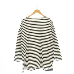 オーチバル ORCIVAL オーシバル ビッグ コットンロード フレンチバスクシャツ トップス カットソー ボーダー 長袖 ブラック ホワイト /HK ■OS