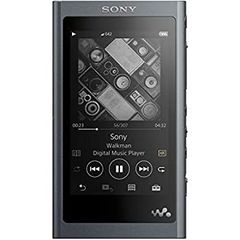 Sony Walkman A-Series 16GB NW-A55: MP3 Player, Bluetooth, microSD compatible, Hi-Res Audio compatible, up to 45 hours of continuous playback, 2018 model, Grayish