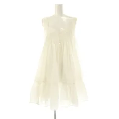 エイミーイストワール eimy istoire コットンレースフレアワンピース ミニ F ホワイト /DF ■OS