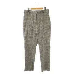 ミラオーウェン Mila Owen 25SS 後ろゴムセンタープレステーパードパンツ 2 ブラック ホワイト /ES ■OS