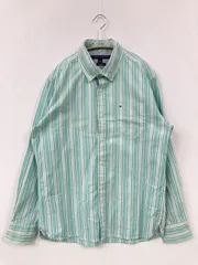 TOMMY HILFIGER トミーヒルフィガー シャツ/ブラウス M ライトグリーン