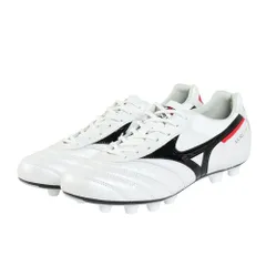 新品 ミズノ（MIZUNO） サッカースパイク 天然芝/土/人工芝用 モレリアII JAPAN P1GA250109 お一人様一点まで （ホワイト×ブラック/２５．５/Men's、Lady's）