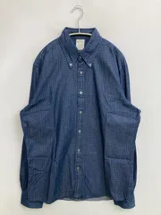 BROOKS BROTHERS ブルックスブラザーズ シャツ/ブラウス M ブルー コットン ドット柄 ミドル丈 長袖 ボタンダウン