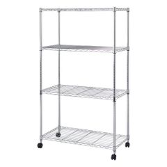 ドウシシャ ルミナス互換 メタルルミナスラック 幅90 4段 スチール